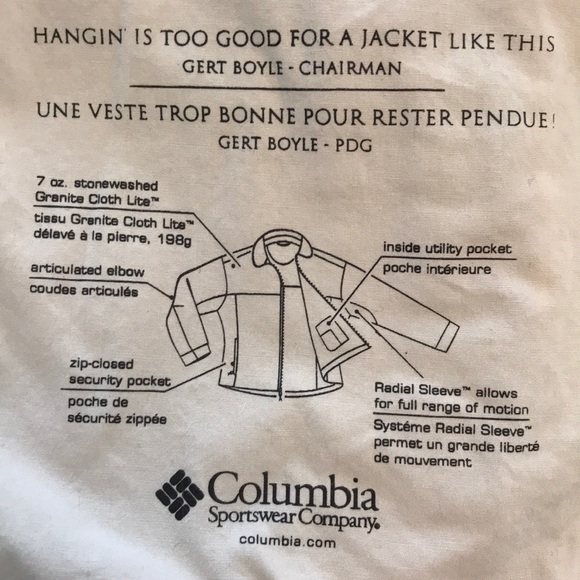 Columbia jacket - Picture 8 of 8